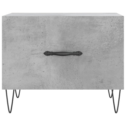 Tavolini Salotto 2pz Grigio Cemento 50x50x40 Legno Multistrato | homemem39