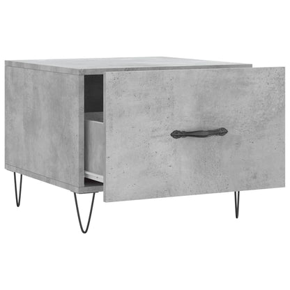 Tavolini Salotto 2pz Grigio Cemento 50x50x40 Legno Multistrato | homemem39