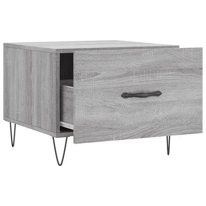 Tavolino da Salotto Grigio Sonoma 50x50x40 cm Legno Multistrato | homemem39