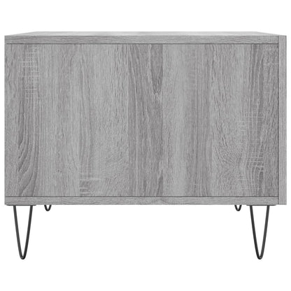 Tavolino da Salotto Grigio Sonoma 50x50x40 cm Legno Multistrato | homemem39