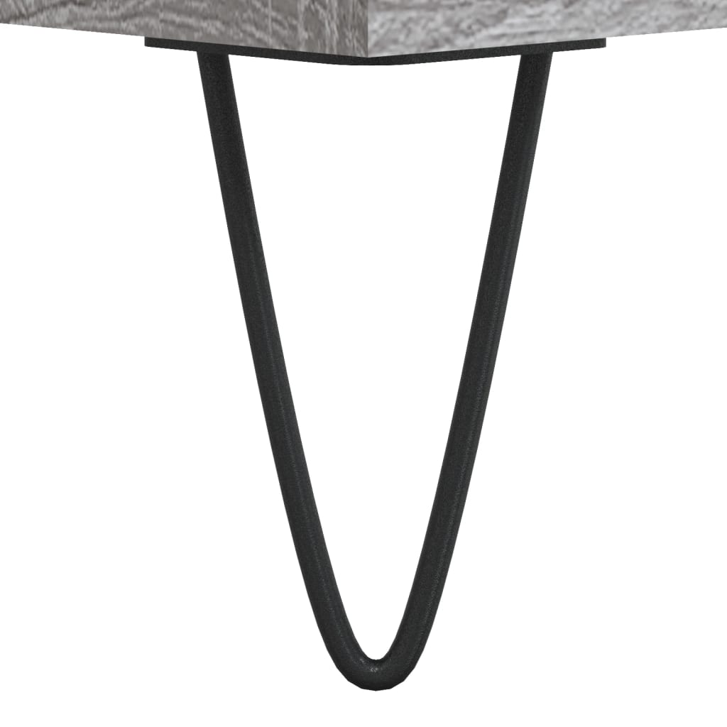 Tavolino da Salotto Grigio Sonoma 50x50x40 cm Legno Multistrato | homemem39