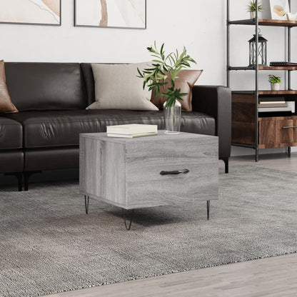 Tavolino da Salotto Grigio Sonoma 50x50x40 cm Legno Multistrato | homemem39