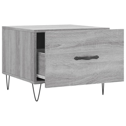 Tavolini Salotto 2pz Grigio Sonoma 50x50x40cm Legno Multistrato | homemem39
