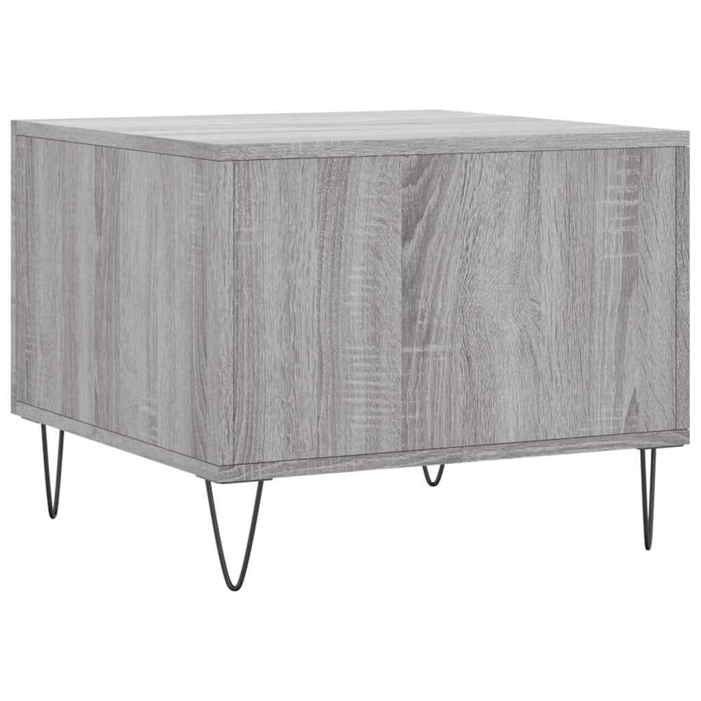 Tavolini Salotto 2pz Grigio Sonoma 50x50x40cm Legno Multistrato | homemem39