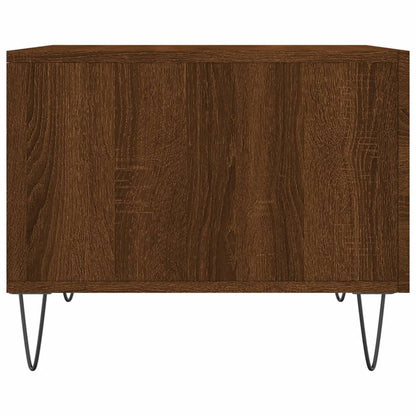 Tavolini Salotto 2 pz Rovere Marrone 50x50x40 Legno Multistrato | homemem39