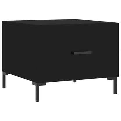 Tavolino da Salotto Nero 50x50x40 cm in Legno Multistrato | homemem39
