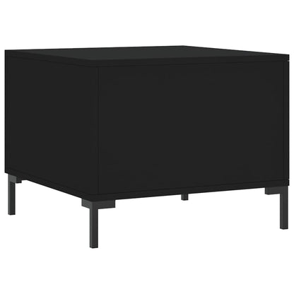 Tavolino da Salotto Nero 50x50x40 cm in Legno Multistrato | homemem39