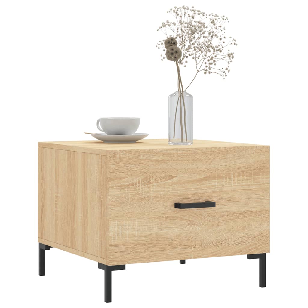 Tavolini Salotto 2pz Rovere Sonoma 50x50x40cm Legno Multistrato | homemem39