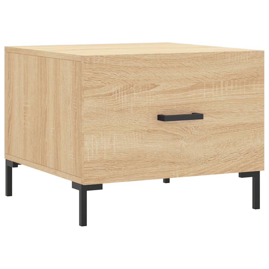 Tavolini Salotto 2pz Rovere Sonoma 50x50x40cm Legno Multistrato | homemem39