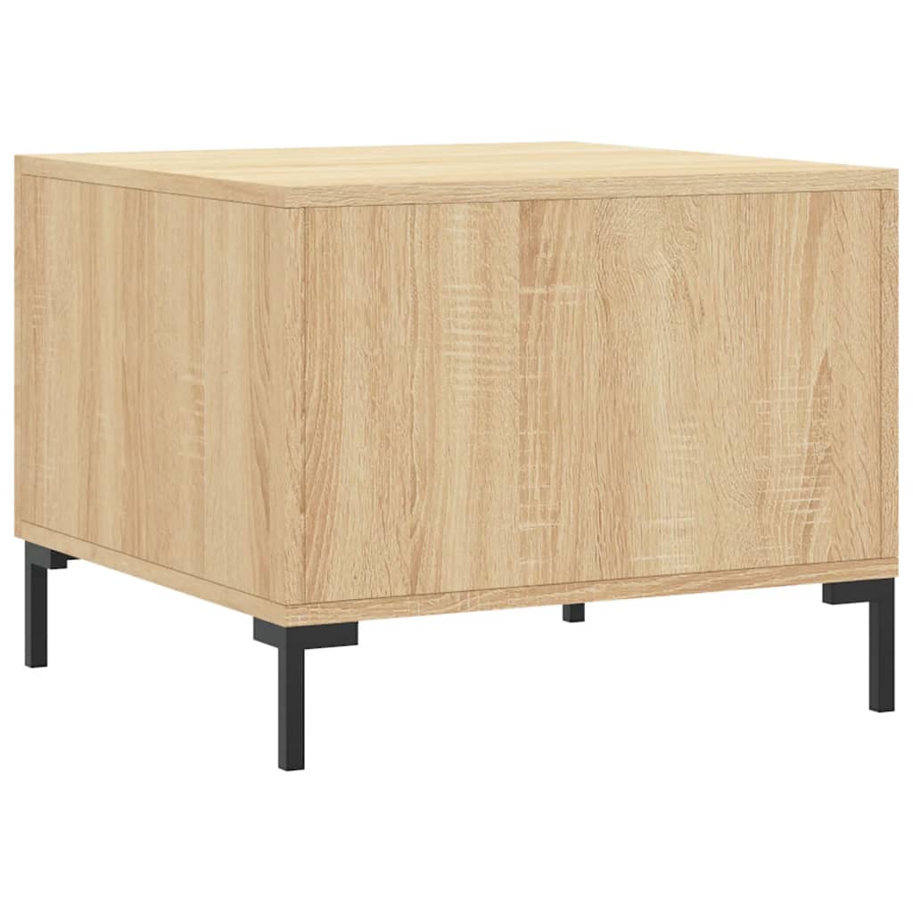 Tavolini Salotto 2pz Rovere Sonoma 50x50x40cm Legno Multistrato