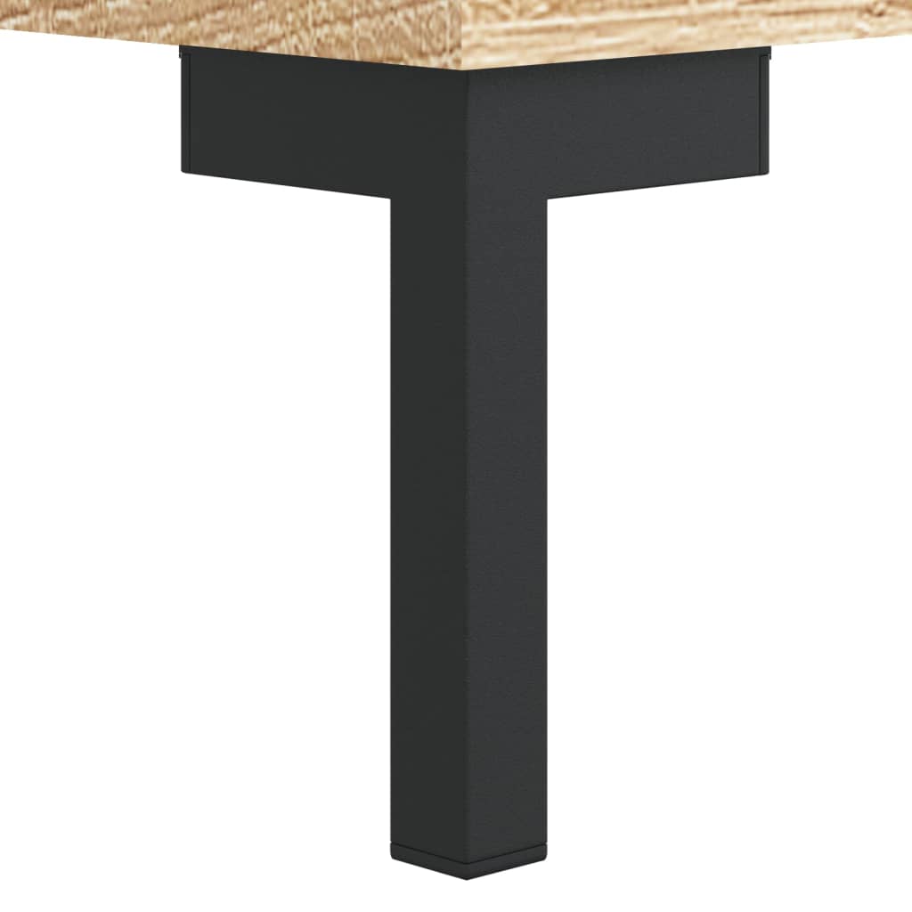 Tavolini Salotto 2pz Rovere Sonoma 50x50x40cm Legno Multistrato | homemem39