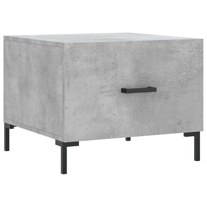 Tavolini Salotto 2pz Grigio Cemento 50x50x40 Legno Multistrato