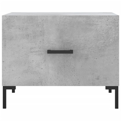 Tavolini Salotto 2pz Grigio Cemento 50x50x40 Legno Multistrato | homemem39
