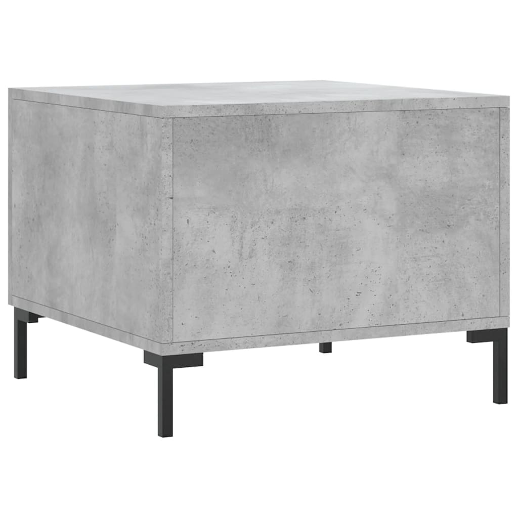Tavolini Salotto 2pz Grigio Cemento 50x50x40 Legno Multistrato | homemem39