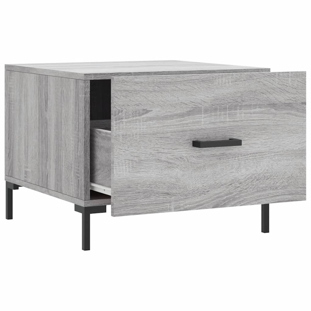 Tavolino da Salotto Grigio Sonoma 50x50x40 cm Legno Multistrato | homemem39