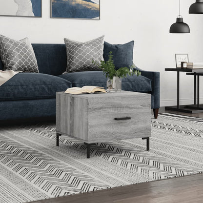 Tavolino da Salotto Grigio Sonoma 50x50x40 cm Legno Multistrato | homemem39