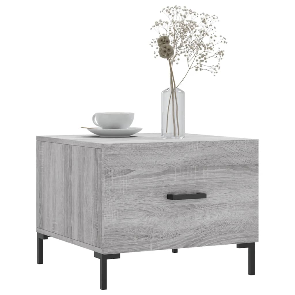 Tavolini Salotto 2pz Grigio Sonoma 50x50x40cm Legno Multistrato | homemem39