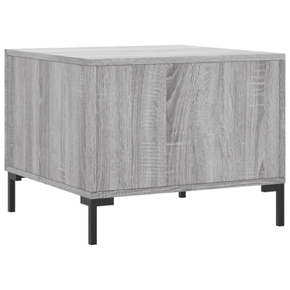 Tavolini Salotto 2pz Grigio Sonoma 50x50x40cm Legno Multistrato