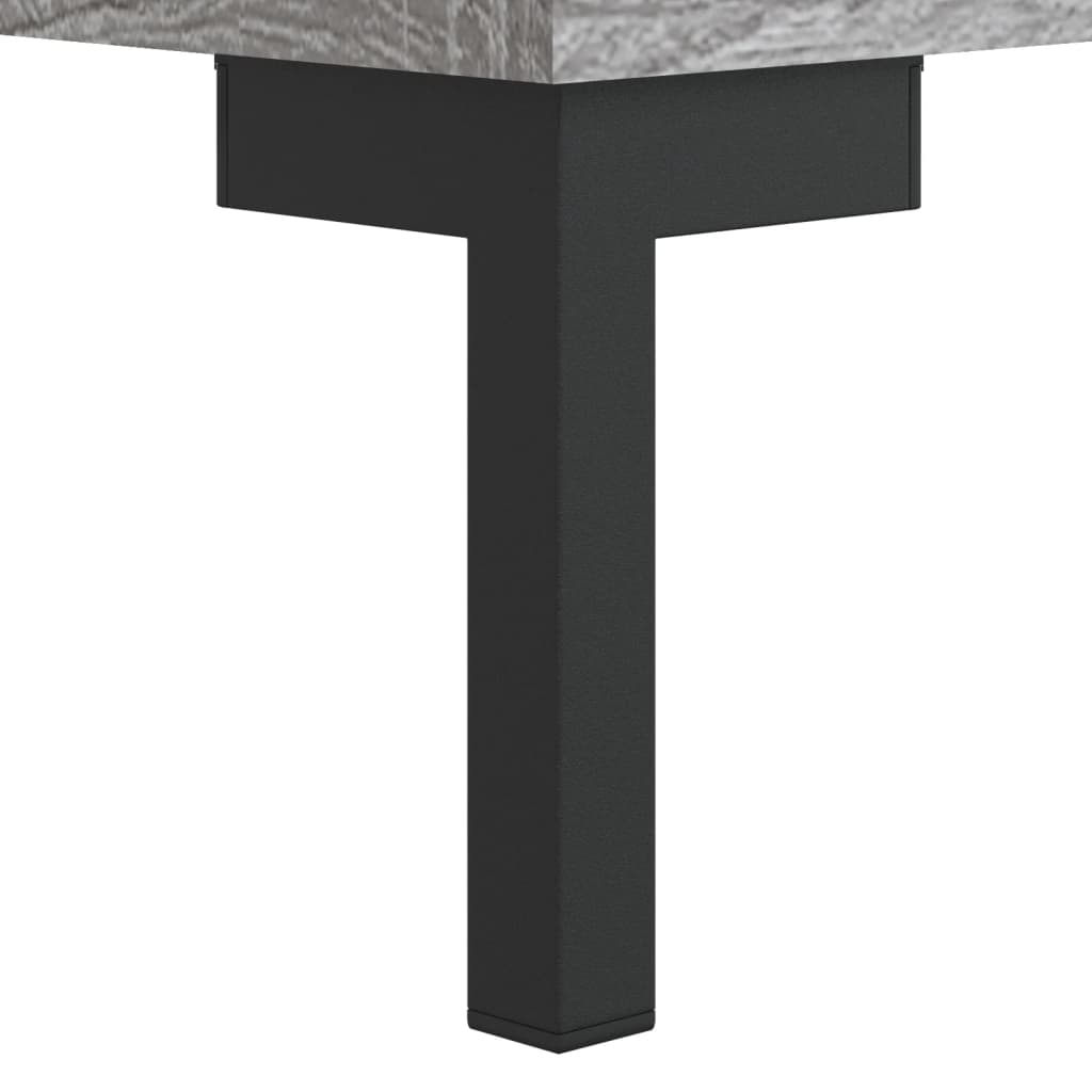 Tavolini Salotto 2pz Grigio Sonoma 50x50x40cm Legno Multistrato | homemem39