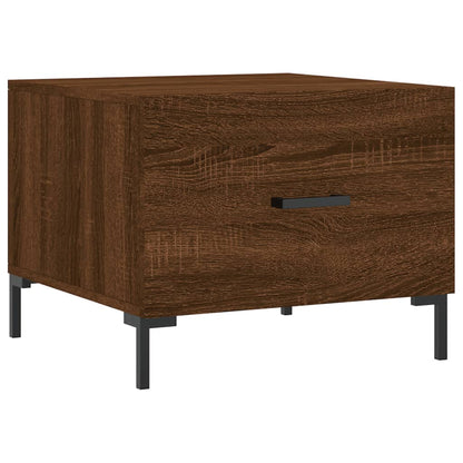 Tavolini Salotto 2 pz Rovere Marrone 50x50x40 Legno Multistrato | homemem39