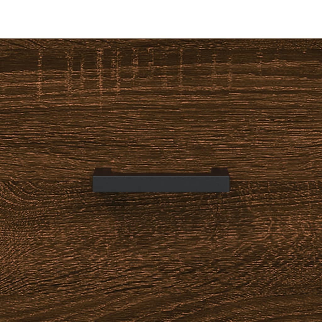 Tavolini Salotto 2 pz Rovere Marrone 50x50x40 Legno Multistrato