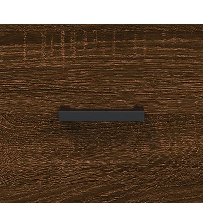 Tavolini Salotto 2 pz Rovere Marrone 50x50x40 Legno Multistrato