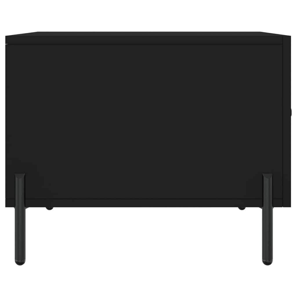 Tavolino da Salotto Nero 50x50x40 cm in Legno Multistrato | homemem39