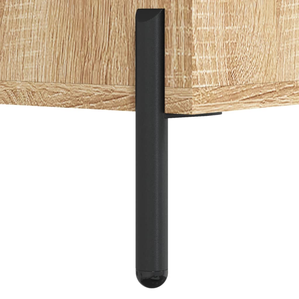 Tavolino da Salotto Rovere Sonoma 50x50x40 cm Legno Multistrato