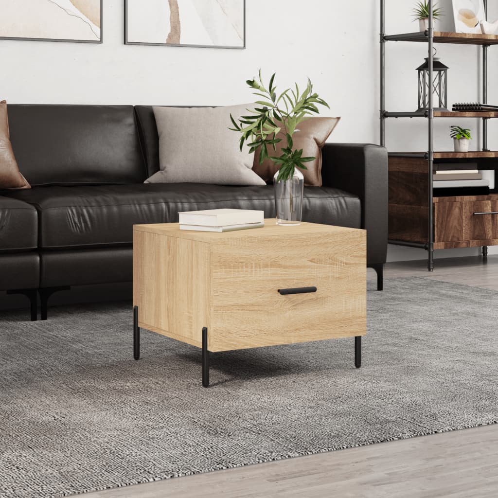 Tavolino da Salotto Rovere Sonoma 50x50x40 cm Legno Multistrato | homemem39