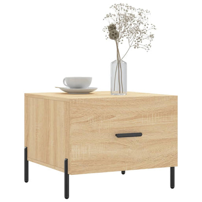 Tavolini Salotto 2pz Rovere Sonoma 50x50x40cm Legno Multistrato | homemem39