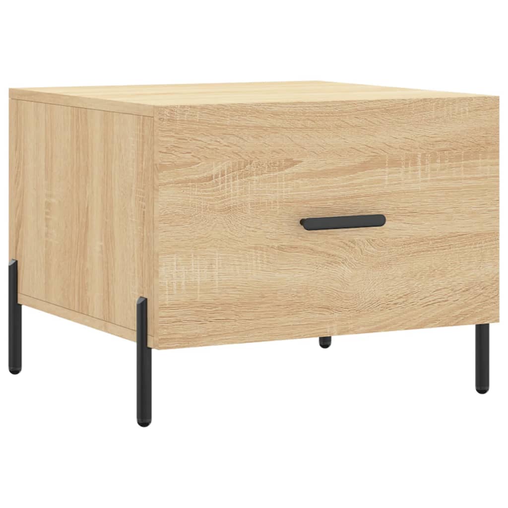 Tavolini Salotto 2pz Rovere Sonoma 50x50x40cm Legno Multistrato | homemem39