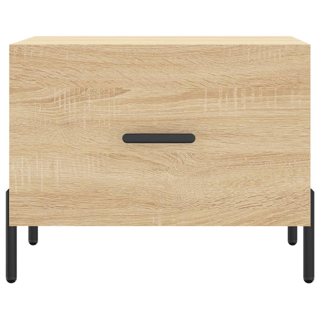 Tavolini Salotto 2pz Rovere Sonoma 50x50x40cm Legno Multistrato | homemem39