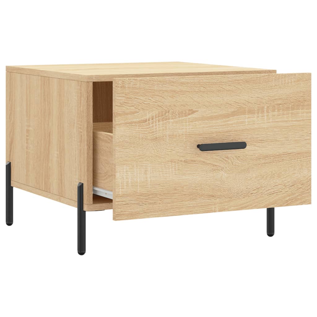 Tavolini Salotto 2pz Rovere Sonoma 50x50x40cm Legno Multistrato | homemem39