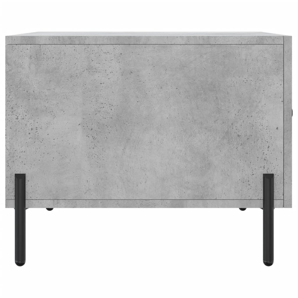 Tavolino Salotto Grigio Cemento 50x50x40 cm Legno Multistrato | homemem39