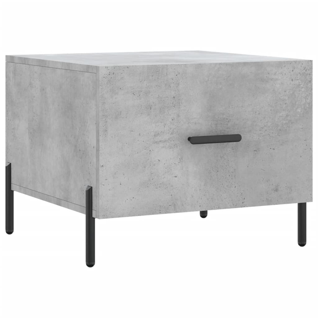 Tavolini Salotto 2pz Grigio Cemento 50x50x40 Legno Multistrato | homemem39