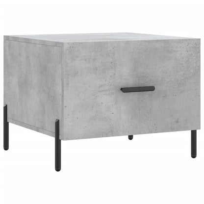 Tavolini Salotto 2pz Grigio Cemento 50x50x40 Legno Multistrato | homemem39