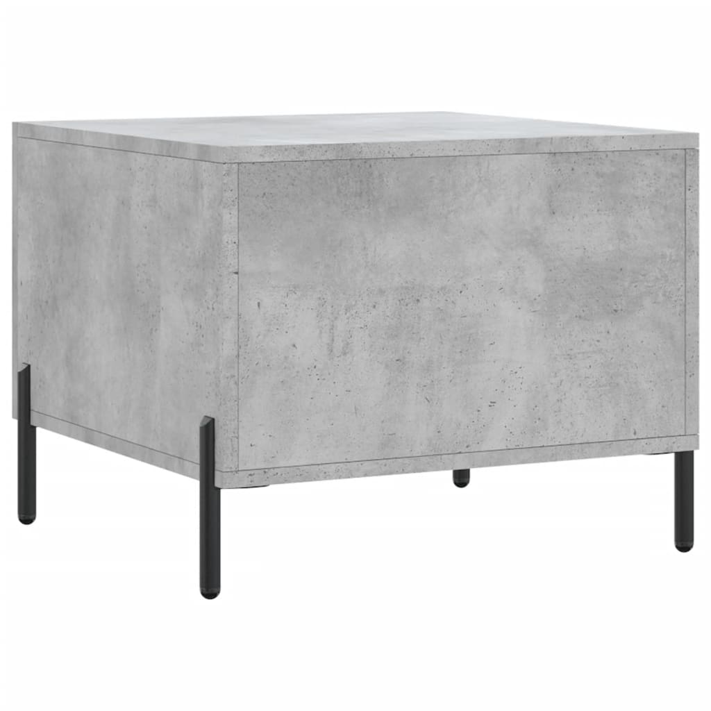 Tavolini Salotto 2pz Grigio Cemento 50x50x40 Legno Multistrato