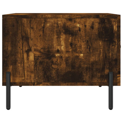 Tavolino da Salotto Rovere Fumo 50x50x40 cm Legno Multistrato | homemem39