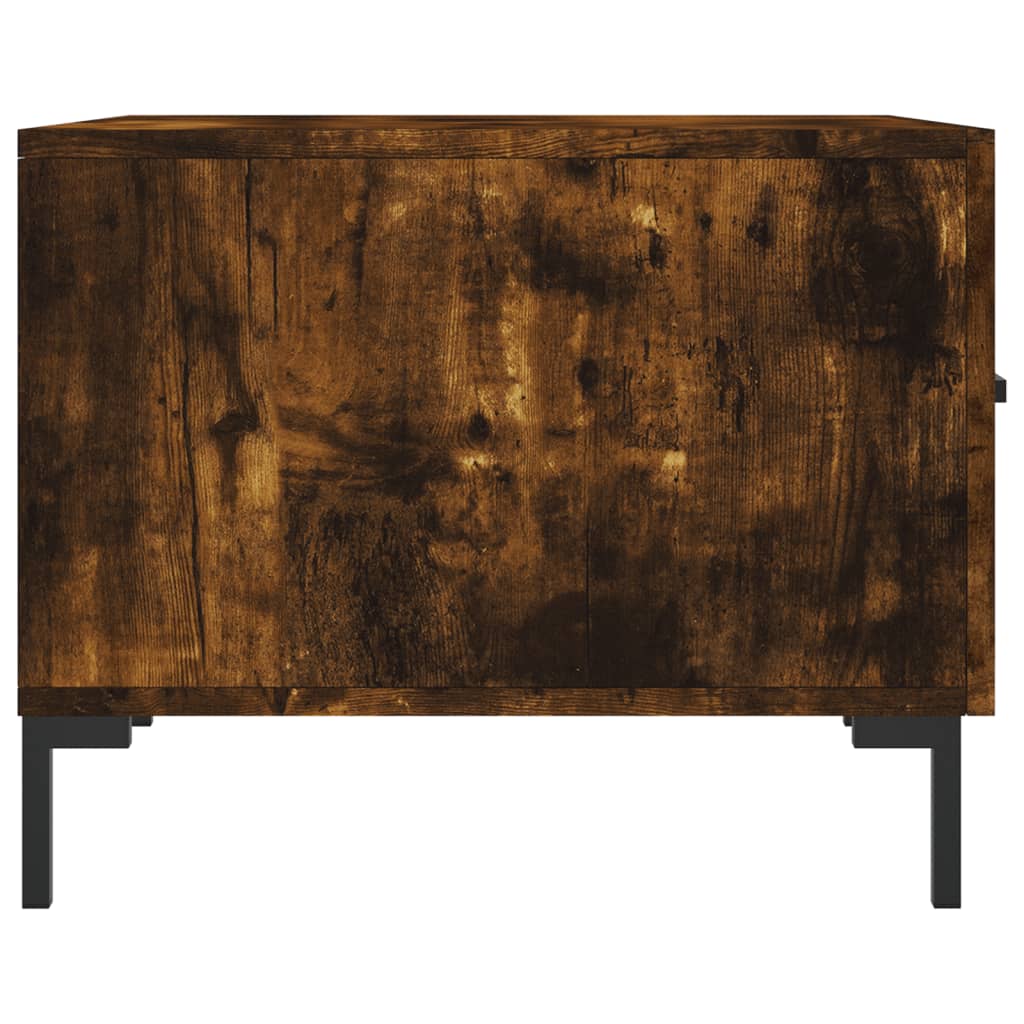 Tavolini Salotto 2 pz Rovere Fumo 50x50x40cm Legno Multistrato | homemem39