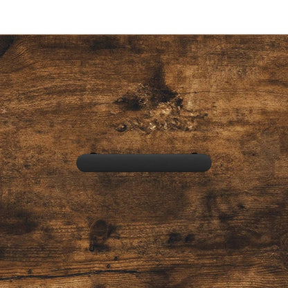 Tavolini Salotto 2 pz Rovere Fumo 50x50x40cm Legno Multistrato
