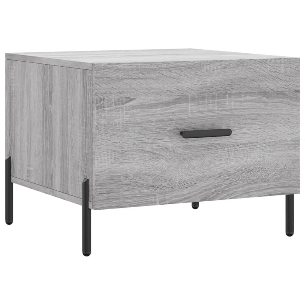 Tavolini Salotto 2pz Grigio Sonoma 50x50x40cm Legno Multistrato | homemem39