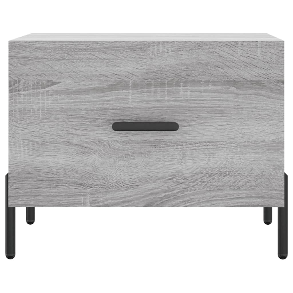 Tavolini Salotto 2pz Grigio Sonoma 50x50x40cm Legno Multistrato | homemem39