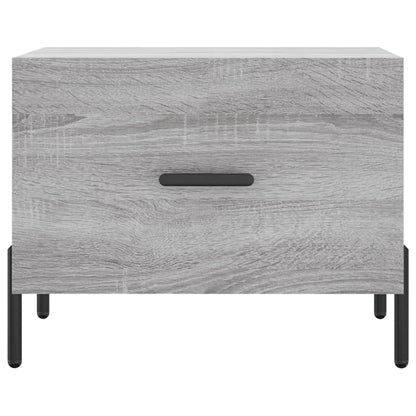 Tavolini Salotto 2pz Grigio Sonoma 50x50x40cm Legno Multistrato | homemem39