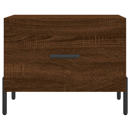 Tavolino da Salotto Rovere Marrone 50x50x40cm Legno Multistrato