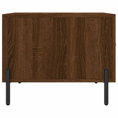 Tavolino da Salotto Rovere Marrone 50x50x40cm Legno Multistrato | homemem39