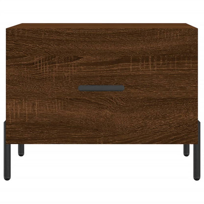 Tavolini Salotto 2 pz Rovere Marrone 50x50x40 Legno Multistrato | homemem39