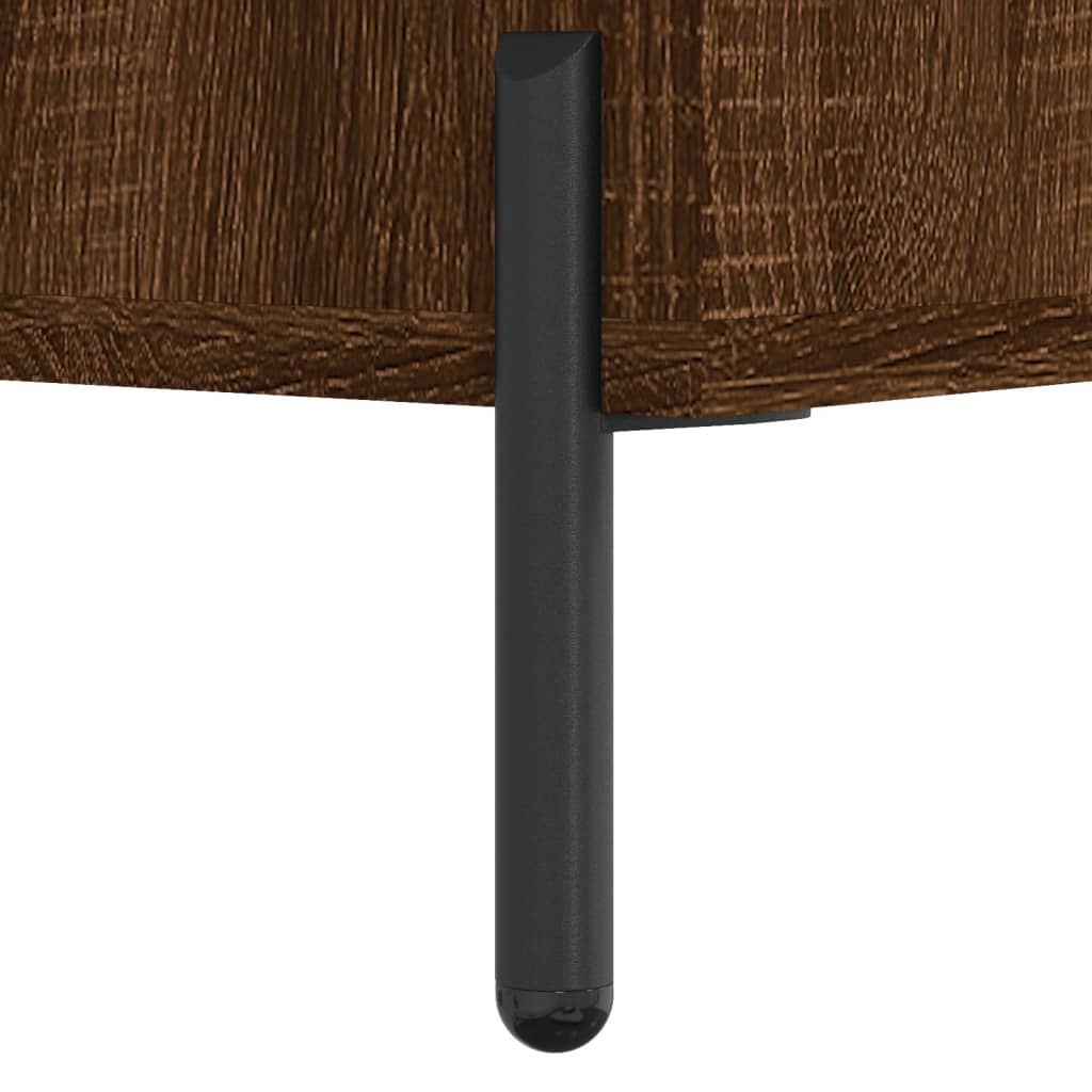 Tavolini Salotto 2 pz Rovere Marrone 50x50x40 Legno Multistrato | homemem39