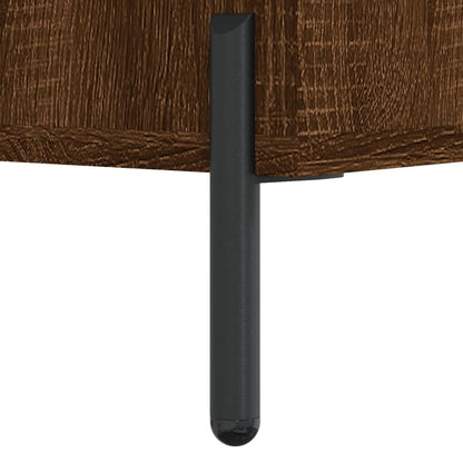 Tavolini Salotto 2 pz Rovere Marrone 50x50x40 Legno Multistrato | homemem39