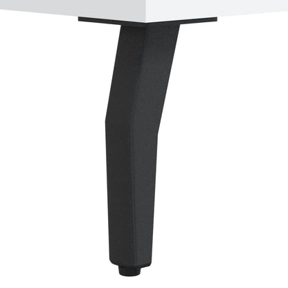Tavolini da Salotto 2 pz Bianchi 50x50x40 cm Legno Multistrato | homemem39