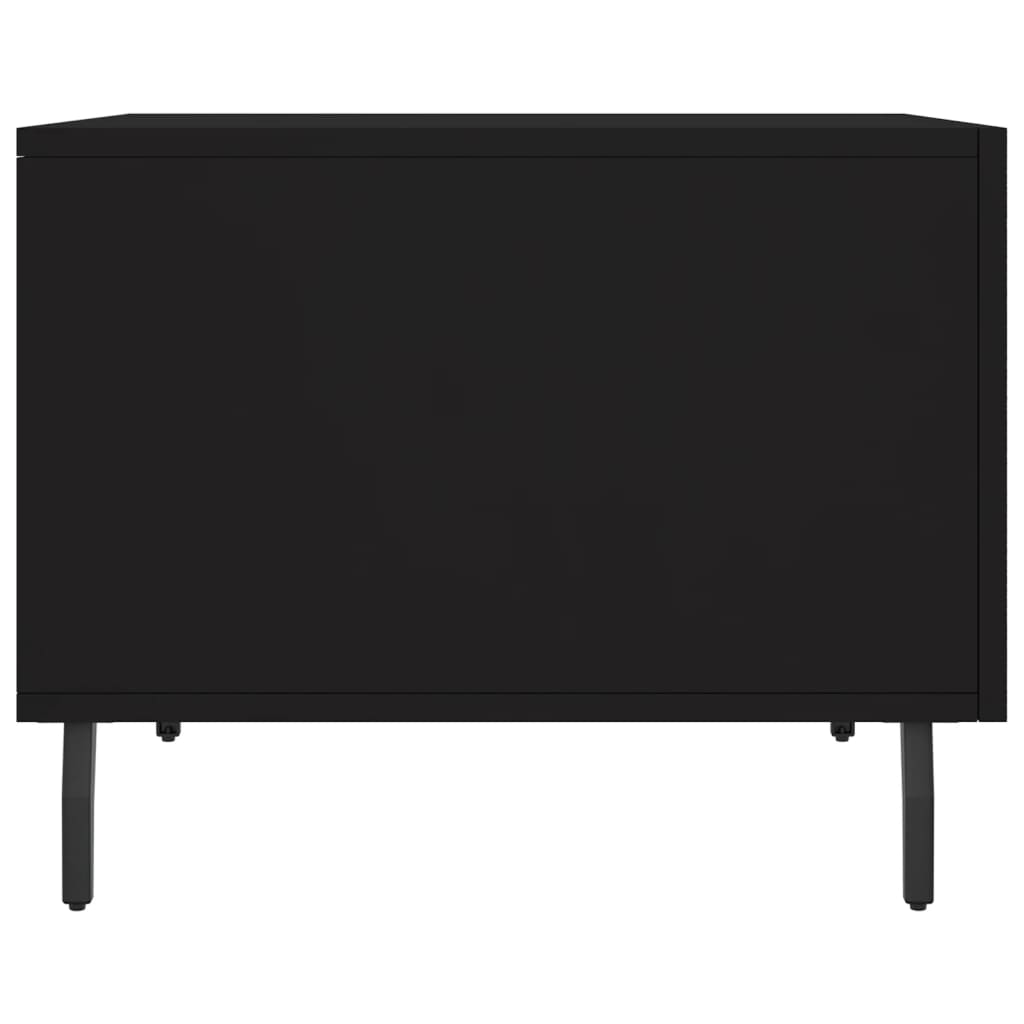 Tavolino da Salotto Nero 50x50x40 cm in Legno Multistrato | homemem39
